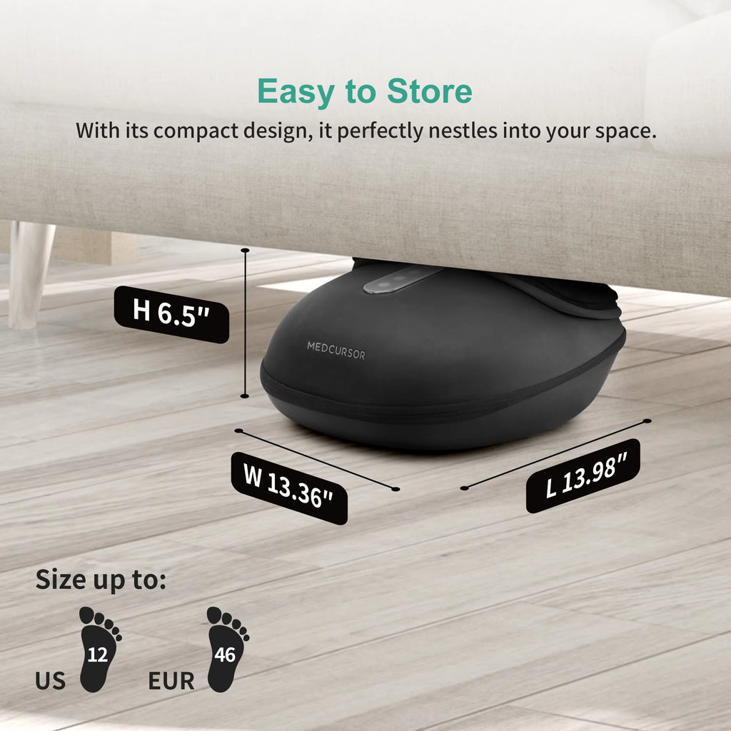 Revitalize Your Feet with the Electric Shiatsu Foot Massager – Deep Kneading Heat Therapy for Ultimate Relaxation and Pain Relief