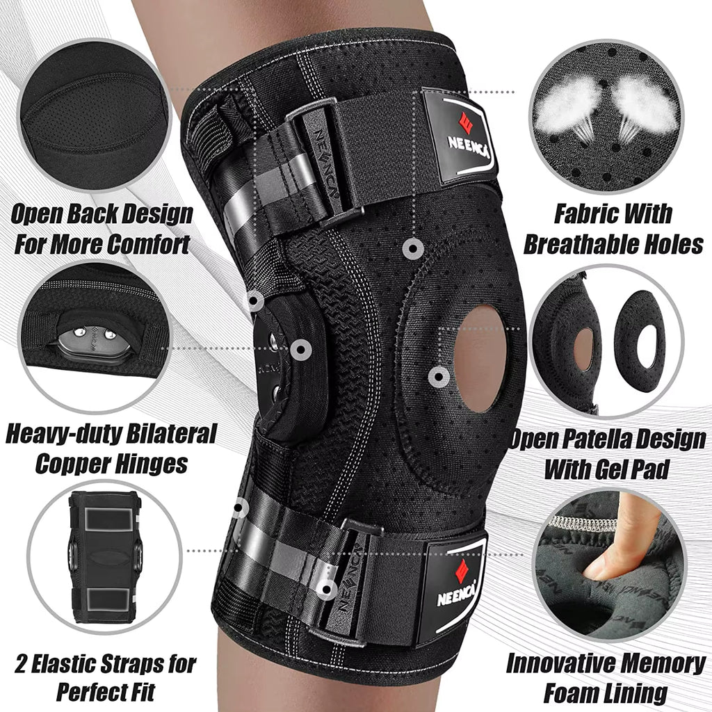Knee Support with Side Stabilizers