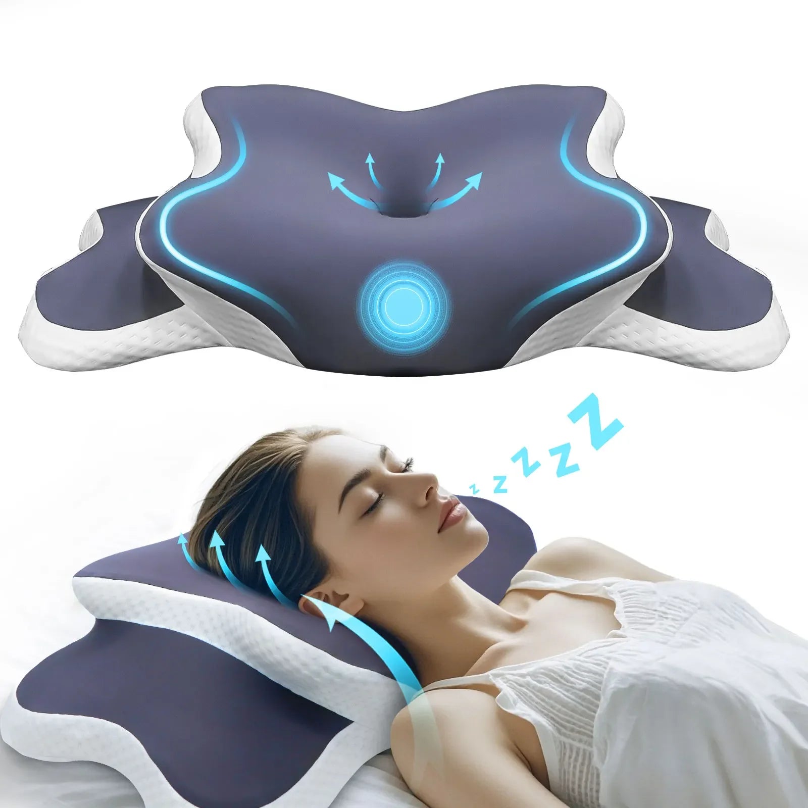 ErgoRest Cervical Memory Foam Pillow