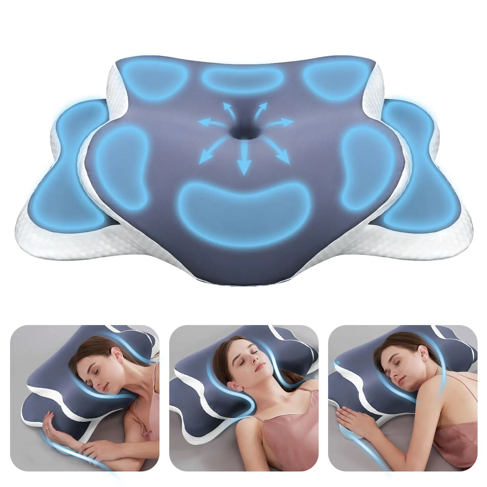 ErgoRest Cervical Memory Foam Pillow