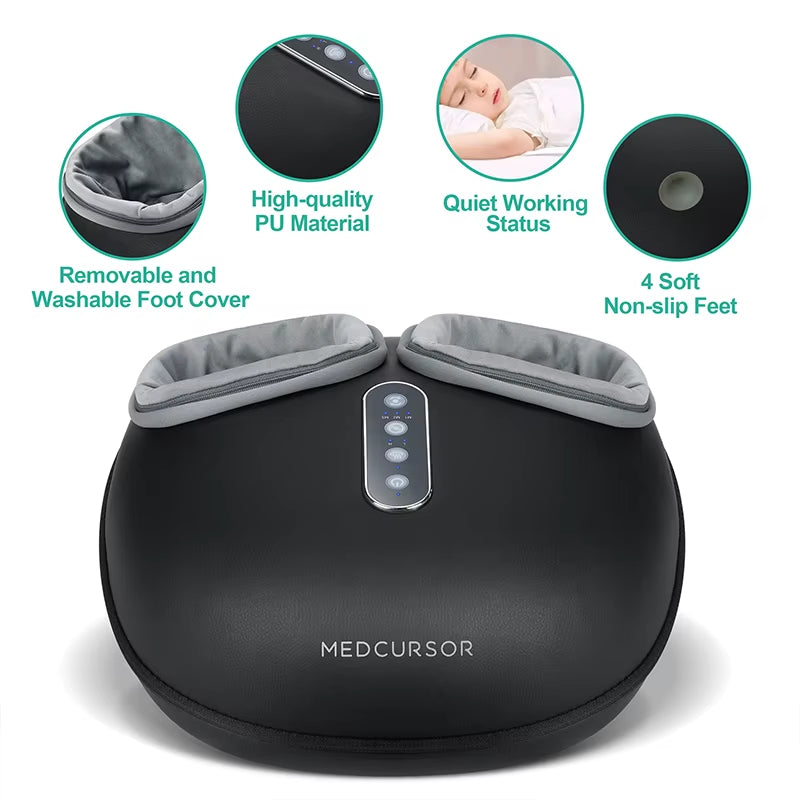 Revitalize Your Feet with the Electric Shiatsu Foot Massager – Deep Kneading Heat Therapy for Ultimate Relaxation and Pain Relief